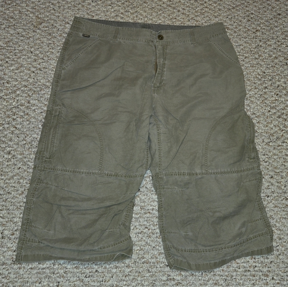 Kuhl KuhlDry Crag Shorts Mens Size 36 Cotton Nylon Zip Cargo Utility
